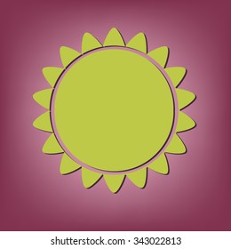 weather icon. sun
