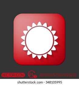 weather icon. sun