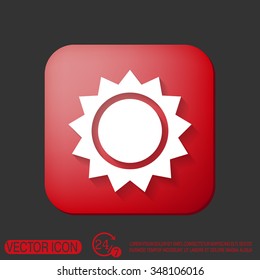 weather icon. sun