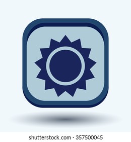 weather icon. sun