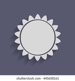 weather icon. sun