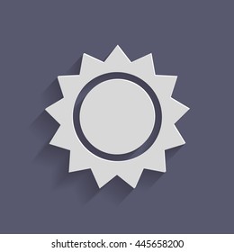 weather icon. sun