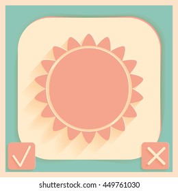 weather icon. sun