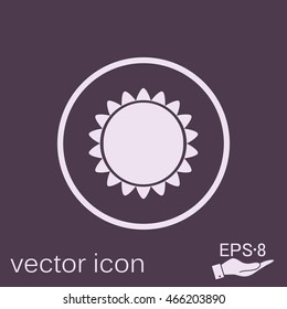 weather icon. sun