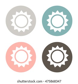 weather icon. sun