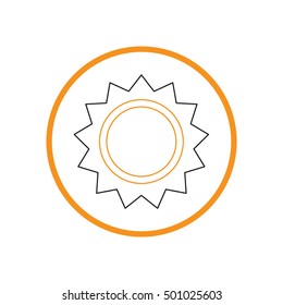 weather icon. sun