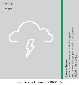 weather icon (thunderstorm)