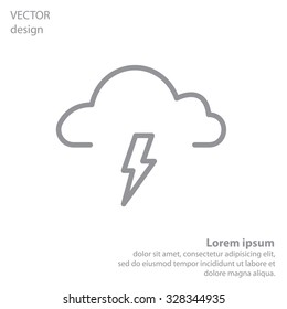 weather icon (thunderstorm)