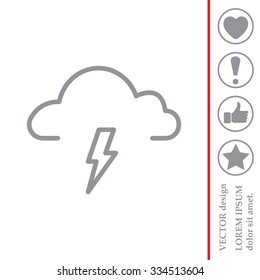 weather icon (thunderstorm)