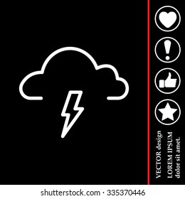 weather icon (thunderstorm)