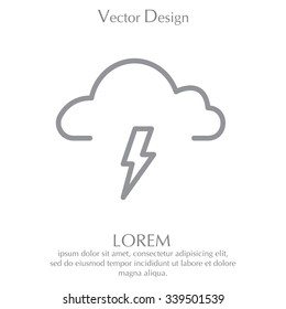 weather icon (thunderstorm)