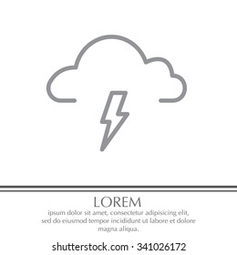 weather icon (thunderstorm)