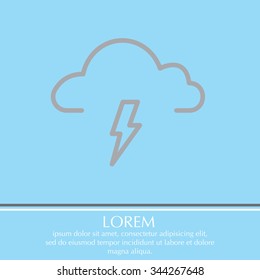 weather icon (thunderstorm)