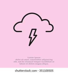 weather icon (thunderstorm)