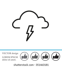 weather icon (thunderstorm)