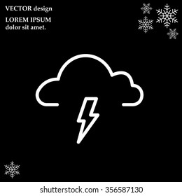 weather icon (thunderstorm)