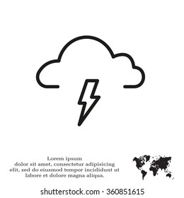 weather icon (thunderstorm)