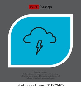 weather icon (thunderstorm)
