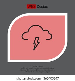 weather icon (thunderstorm)