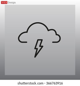 weather icon (thunderstorm)