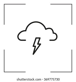 weather icon (thunderstorm)
