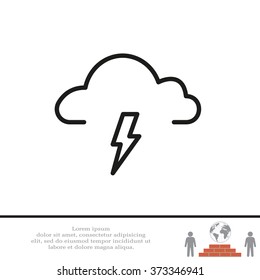 weather icon (thunderstorm)