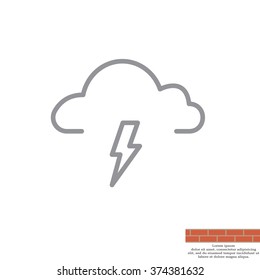 weather icon (thunderstorm)