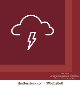weather icon (thunderstorm)