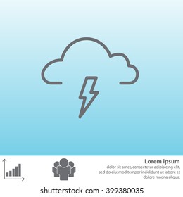 weather icon (thunderstorm)