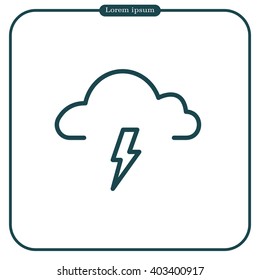 weather icon (thunderstorm)