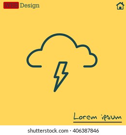 weather icon (thunderstorm)