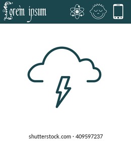 weather icon (thunderstorm)