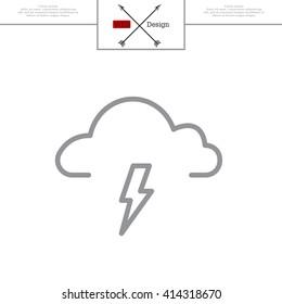 weather icon (thunderstorm)