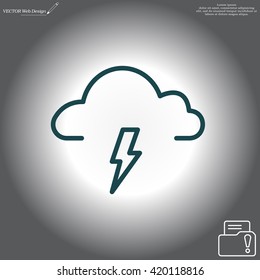 weather icon (thunderstorm)