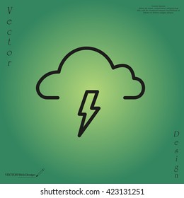 weather icon (thunderstorm)