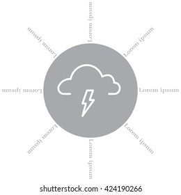 weather icon (thunderstorm)