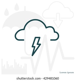weather icon (thunderstorm)