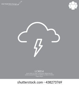 weather icon (thunderstorm)