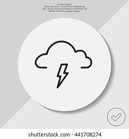 weather icon (thunderstorm)