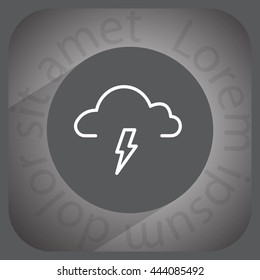 weather icon (thunderstorm)