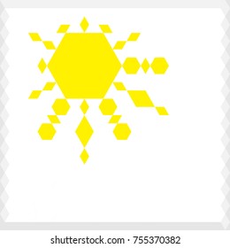weather icon triangle meteorology