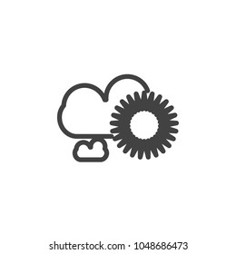weather icon vector 