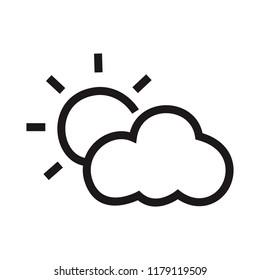 Weather icon vector