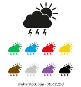 weather icon - vector