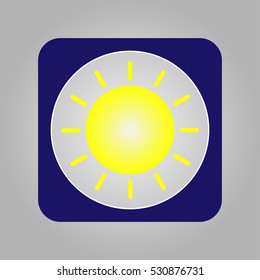 Weather icon, vector