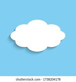 icono del tiempo - icono del vector. Icono de nube