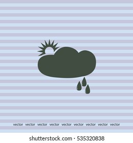 Weather icon, vector design element