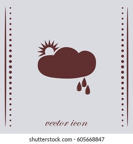 Weather icon, vector design element
