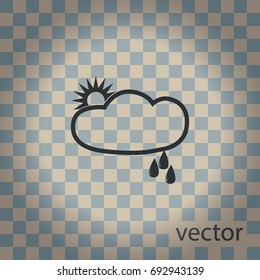 Weather icon, vector design element