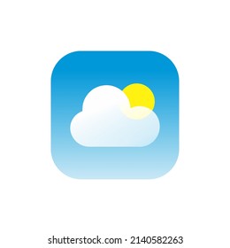 weather icon vector design, suitable use for symbol and element design to describe weather